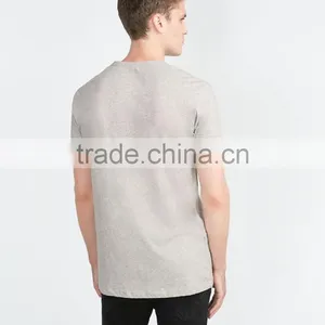 Mens Casual Polyester Blank t Shirt With Pocket thumbnail-2