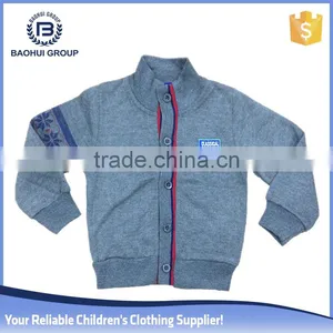 2015 New Fashion Hoodies Boy Top Winter Wool Baby Knit Sweater Design Custom Coat thumbnail-1