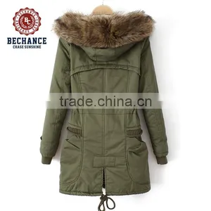 Fashion Style Windproof Winter Parka Jacket With Fur thumbnail-2