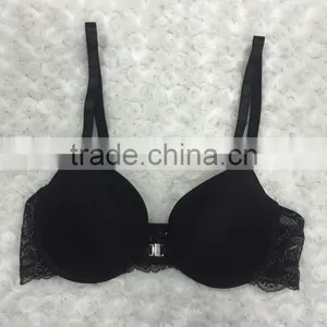 High Quality Front Closure Push up Bra Set OEM Shantou Factory Polymide thumbnail-1