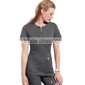 Women's Designed Nurse Scrub Top thumbnail-1