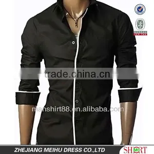 Long Sleeve Slim Fit Men Dress Shirt thumbnail-2