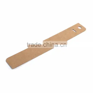 Paper Jewelry Display Card Rectangle Brown 20cm(7 7/8") x 3cm(1 1/8"), 1 Piece thumbnail-1