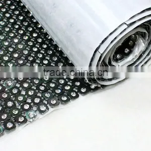 Iron on Rhinestone Metal Mesh Hotfix Mesh for Garment thumbnail-1