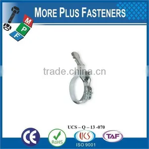 Made in Taiwan Stainless Steel Strong Stainless Steel Hose Clamps Thin Hose Clamp Quick Release Hose Clamp thumbnail-5