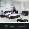 Purple Leather Bed, Purple Bedroom Furniture, Girls Leather Bed thumbnail-1