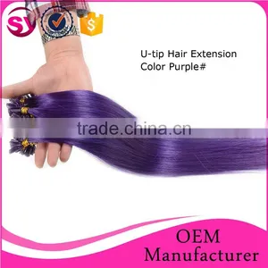 Xuchang Hair Factory Wholesale Price Remy U Tip Keratin Human Hair Extension, 100 Human Hair Extension Wholesale In The Stock thumbnail-6
