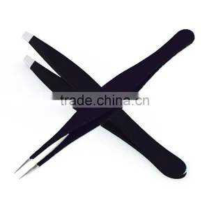 Slanted and Pointed Tweezers Set/ Eyebrow and Ingrown Hair Tweezers/ Splinter Tweezers thumbnail-4