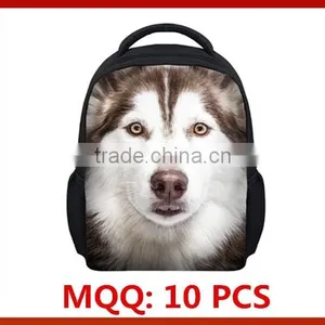 Animal Face Backpack With Mesh Bag/Plush Animal Backpack For Kids/Children Funny School Backpacks thumbnail-2