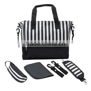 5pcs Nappy Pouch Changing Mat Adult Baby Diaper Bag thumbnail-6