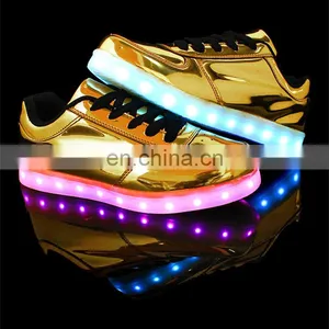 Melbourne Shuffle Ghost Step Dance Pink Micro PU Leather Luminous LED Shoes Sneakers Men Women Footwear thumbnail-5
