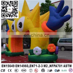 Smiling Sun Flower Inflatable Arch Buildings Rainbow Arch For Advertising thumbnail-1