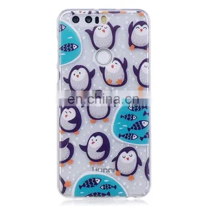 New Fashion Ultra Thin Transparent Soft TPU Back Cover Case for Huawei Honor 8 Case thumbnail-3