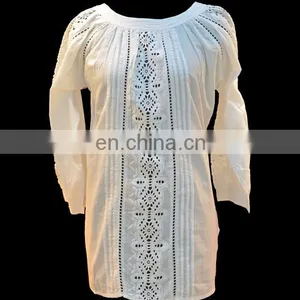 100% COTTON TUNIC/BLOUSE 2017 Latest thumbnail-2