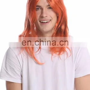 Carnival Men's Orange Party Wigs MW-007 thumbnail-1