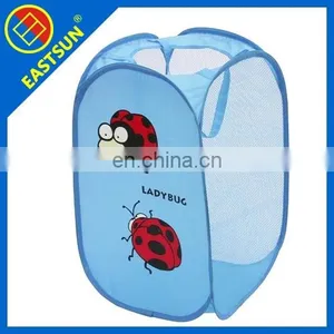 Folding Pop up 190T Mesh Laundry Basket thumbnail-1