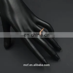 MCR-0046 Fashion Latest Gold Novel Lucky Stone Finger Ring thumbnail-4