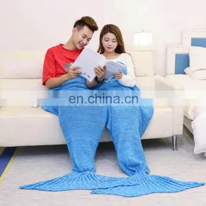Wholesale Blanket Double Mermaid Tail Blanket thumbnail-4