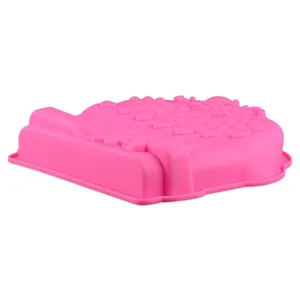Free Sample Food Grade Heat Resistant Nontoxic Silicone Cake Mold Baking Mousse Friandises Pudding Mold Tool Baby Hat thumbnail-1