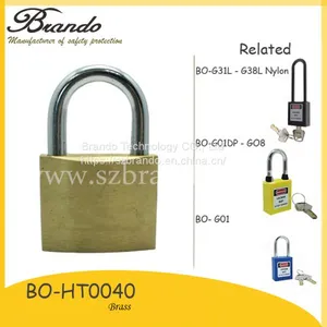 Steel Shackle Brass Body Safety Padlocks With Master Key thumbnail-1