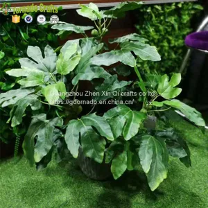 Artificial Fiddle Leaf Fig Tree Potted Bonsai Ficus Lyrata Green Plant Indoor Decoration thumbnail-1