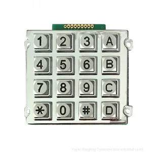 4x4 Highly Anti-destructive Power Plastic Telephone Outdoor Keypad thumbnail-2