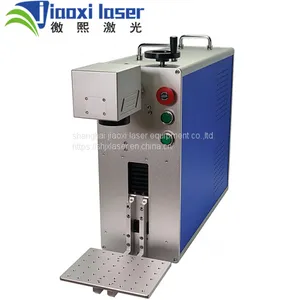 Protable 20w Fiber Laser Marking Machine for Rings, Metal, Stainless Steel With Rotary thumbnail-2