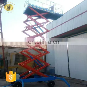 7LSJY SevenLift 10m Trailing Electric Mobile House Scissor Lift Elevator Outside thumbnail-4