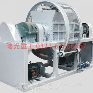 Double Shaft Shredder for Shredding Metal Plastic Paper thumbnail-2