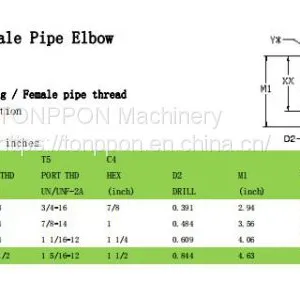 Extra Long Female Pipe Elbow6805LL thumbnail-1