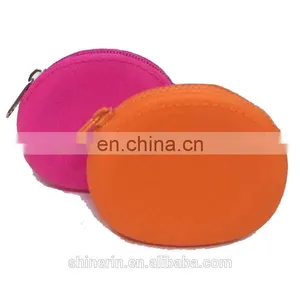 Cute Oval Coin Purse Soft Small Pouch Mini Silicone Wallet Womens Card Holder Clutch Purses thumbnail-6