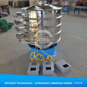 1 Deck Ultrasonic Rotary Vibration Screen , 400mm Ultrafine Rotary Circle Vibrating Screen Equipment thumbnail-3