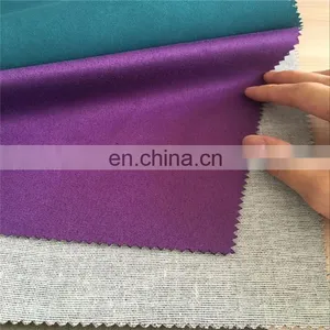 High Quality Polyester Suede Fabric Woven Suede Fabric for Sofa Composited With Knitting Fabric thumbnail-2