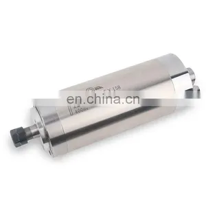 HONGJUN 800w Water Cooled Spindle Motor Dia 65mm With ER11 Collet thumbnail-4