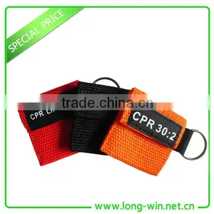 LWC-05 Empty CPR Mask Pouch With Keychain thumbnail-1