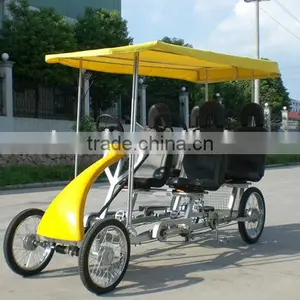 Cheap And Stylish 4 Wheel Tendem Surrey Bike thumbnail-6