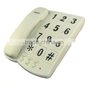 Analog Corded Telephone With Big Button for Old People thumbnail-1