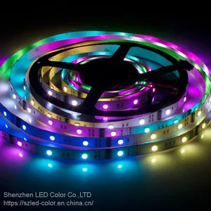 Custom LED Strips DMX512 RGB Colorful Addressable 12V LED Strip Lights thumbnail-1