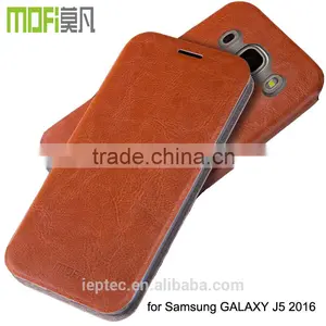 MOFi Original Back Housing for Samsung GALAXY J5 2016 J510F, Mobile Phone Leather Flip Cover Case for Samsung J5 2016 thumbnail-1