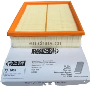 FILONG Manufactory for Volkswagen Cars Airl Filter FA-1004 058133843 C26168 LX622 AP056 CA5107 E161L SB068 A325 WA6220 thumbnail-1