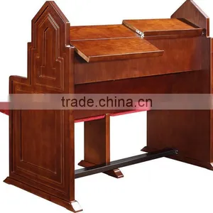 Church Chair for Sale With Cushion and Writing Pad JT003-L thumbnail-2