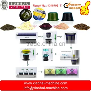 K Cup Nespresso Coffee Full Automatic Coffee Capsule Packaging Machine With Precision +- 0.2 G 1500cups/h High Speed thumbnail-2