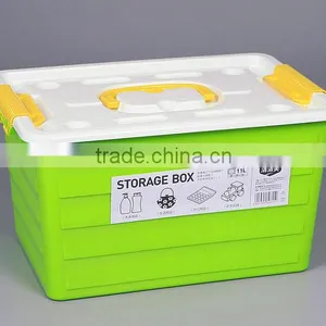Multi Function Colored Plastic Storage Box With Handle thumbnail-4