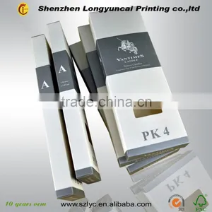 2015 Hot Sale High Quality Black Cardboard Paper Gift Box for Candle thumbnail-3
