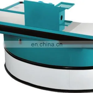 Checkout Counter Cashier Desk Fashion Waterproof Store Style Time Surface Finish Environmental thumbnail-4