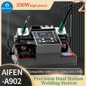 AIFEN A902 Double Welding Station C210 C245 C115 Soldering Tool thumbnail-1