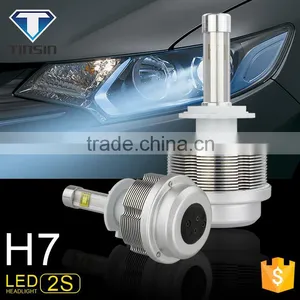 Tinsin High Power 12V Auto 30W 3500LM 6500K Cob Car h7 Led Headlight Bulbs thumbnail-1