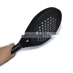 Wholesale Factory Carbon Fiber 3K 12K 18K Soft EVA Professional Carbon Padel Tennis Rackets thumbnail-3