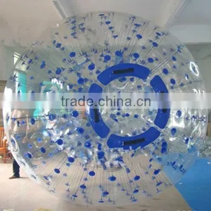 1.0mm TPU/PVC High Quality Purple Color Inflatable Pvc Small Zorb Ball thumbnail-1