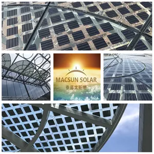 60 Cells 300W-320W BIPV Mono Crystalline Solar Modules thumbnail-1